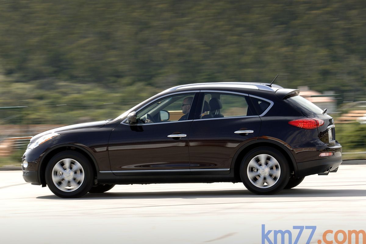 Infiniti EX 37 Gama EX Todo terreno Dark Currant Exterior Lateral 5 puertas