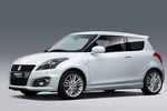 Suzuki Swift Sport Sport Turismo Blanco Perlado Exterior Frontal-Lateral 3 puertas