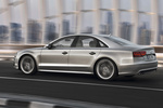 Audi A8 S8 S8 Turismo Plata Hielo Metalizado Exterior Lateral-Posterior 4 puertas