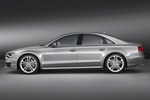 Audi A8 S8 S8 Turismo Plata Hielo Metalizado Exterior Lateral 4 puertas