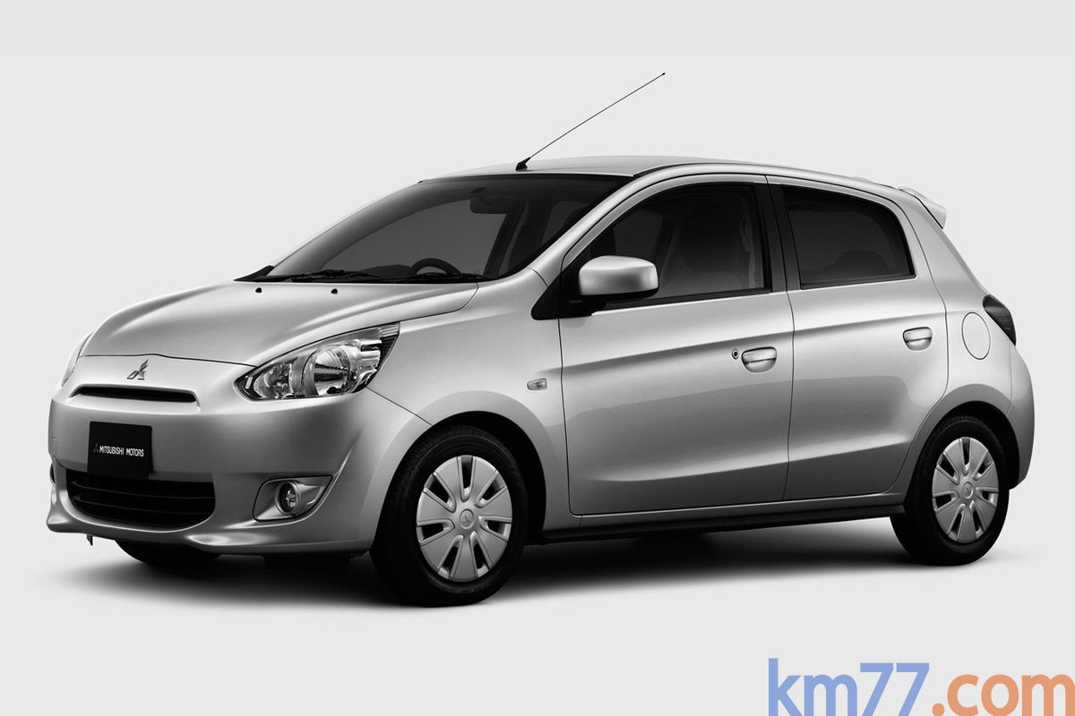 Mitsubishi Mirage Gama Mirage (modelo para Jap&oacute;n) Gama Mirage (modelo para Jap&oacute;n) Turismo Exterior Frontal-Lateral 5 puertas