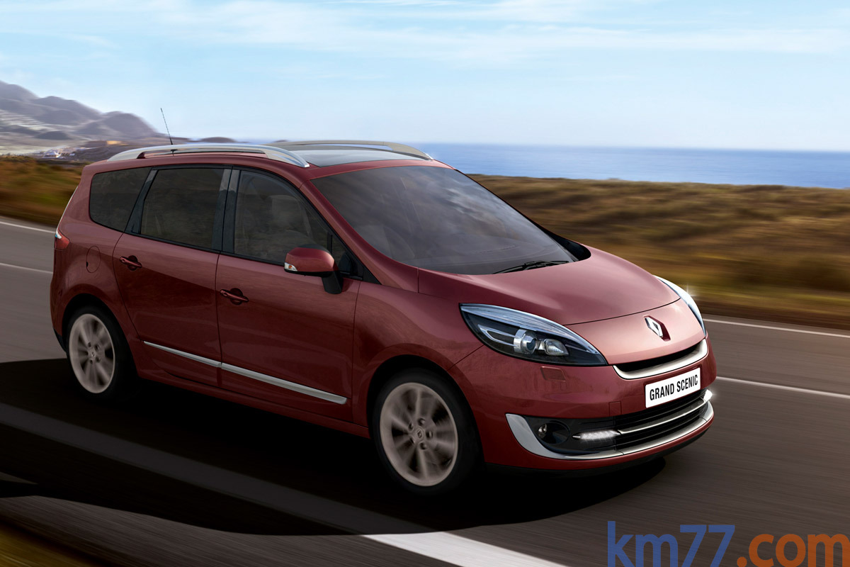 Renault Grand Sc&eacute;nic Gama Grand Sc&eacute;nic Gama Grand Sc&eacute;nic Monovolumen Rojo Granate Exterior Lateral-Frontal 5 puertas