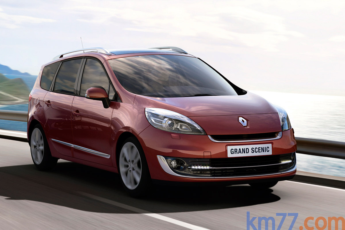 Renault Grand Sc&eacute;nic Gama Grand Sc&eacute;nic Gama Grand Sc&eacute;nic Monovolumen Rojo Granate Exterior Lateral-Frontal 5 puertas