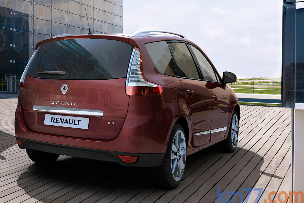 Renault Grand Sc&eacute;nic Gama Grand Sc&eacute;nic Gama Grand Sc&eacute;nic Monovolumen Rojo Granate Exterior Posterior-Lateral 5 puertas