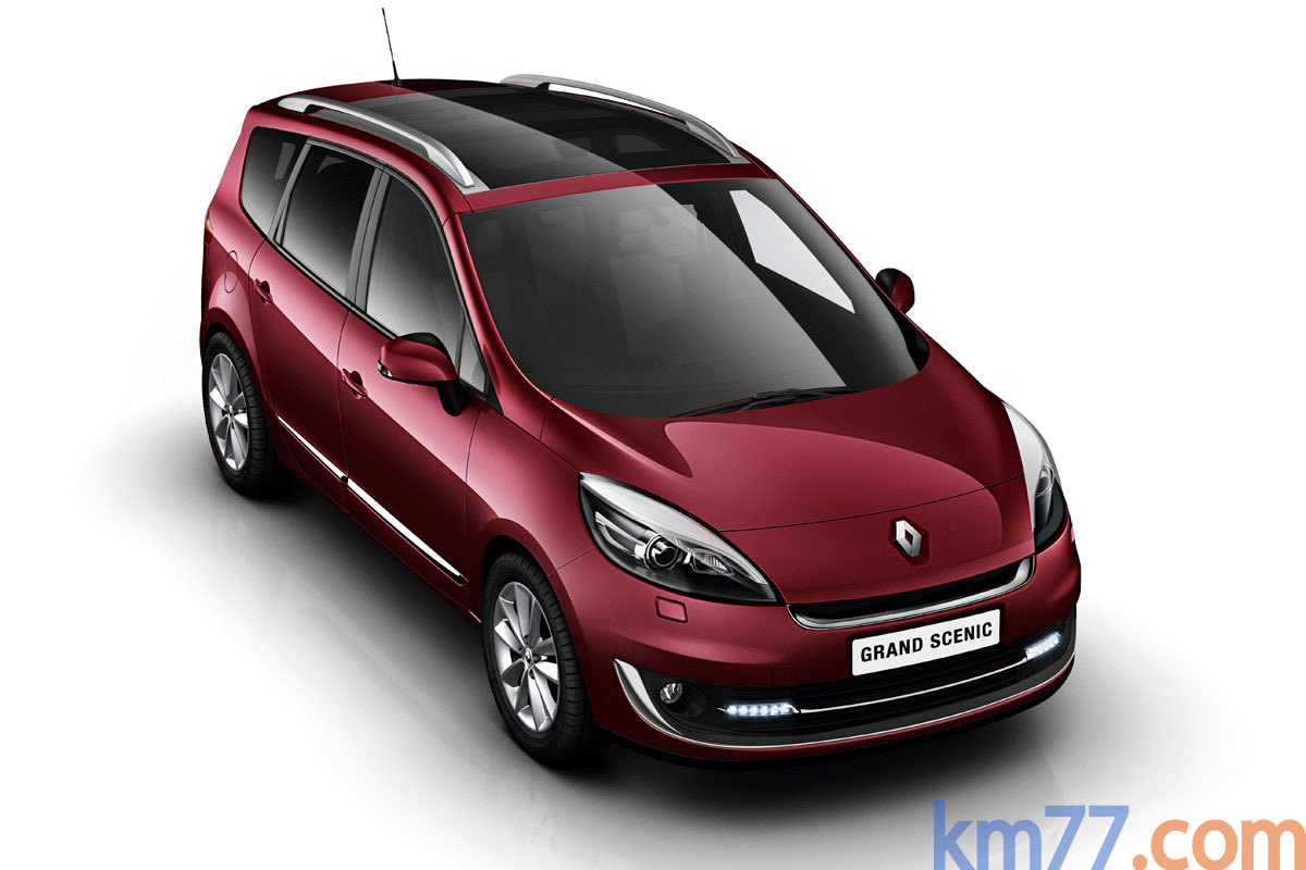 Renault Grand Sc&eacute;nic Gama Grand Sc&eacute;nic Gama Grand Sc&eacute;nic Monovolumen Rojo Granate Exterior Lateral-Frontal 5 puertas