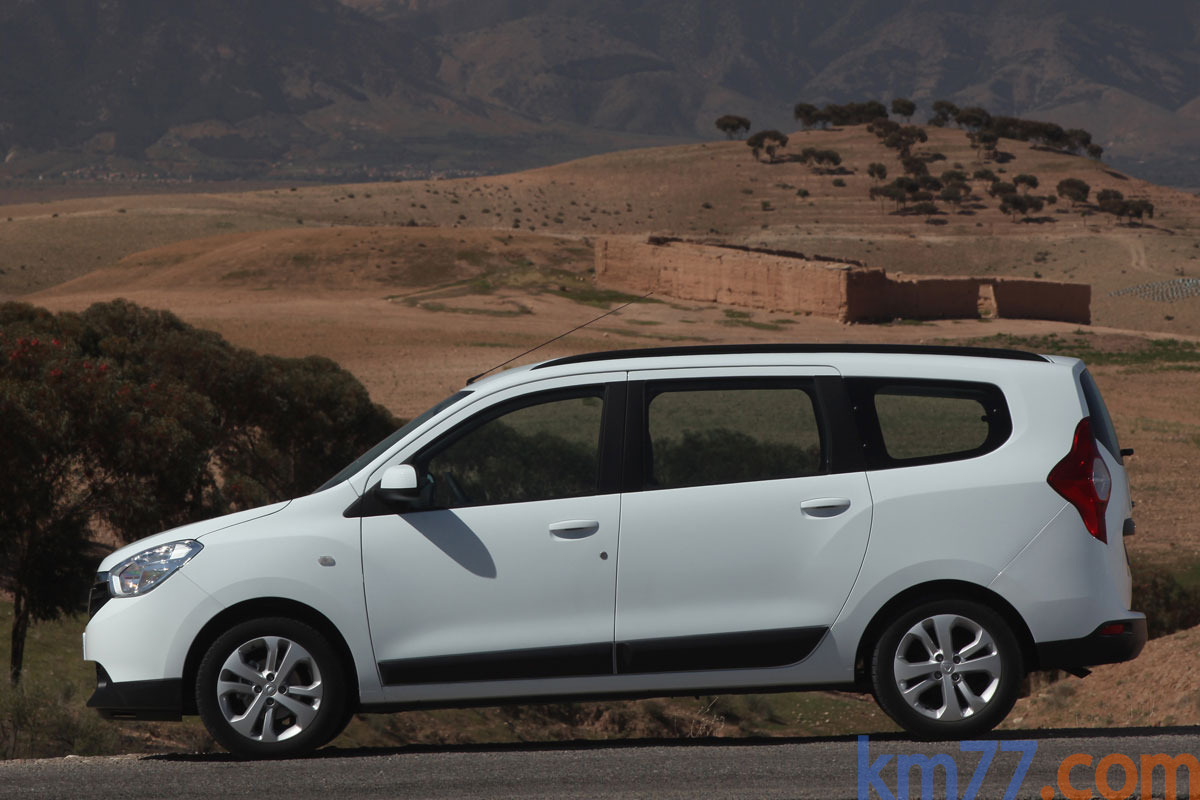 Dacia Lodgy Gama Lodgy Gama Lodgy Monovolumen Blanco Glaciar Exterior Lateral 5 puertas