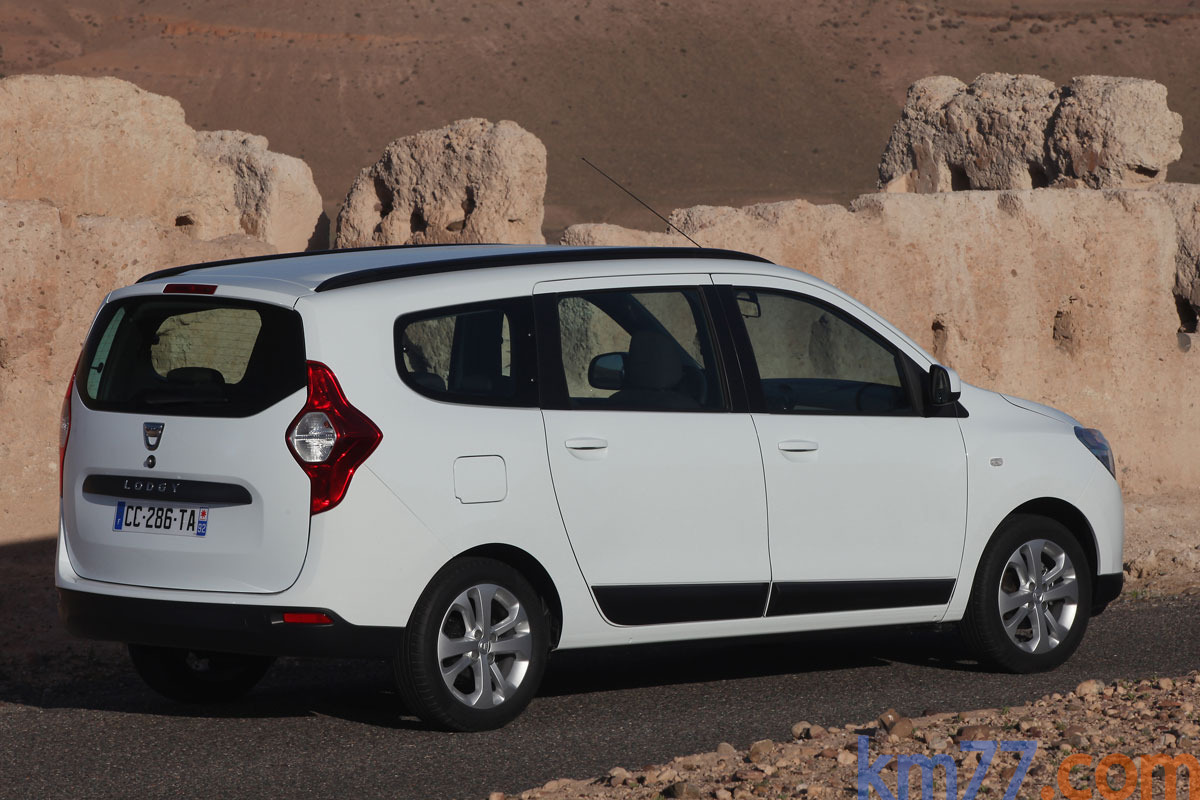Dacia Lodgy Gama Lodgy Gama Lodgy Monovolumen Blanco Glaciar Exterior Posterior-Lateral 5 puertas
