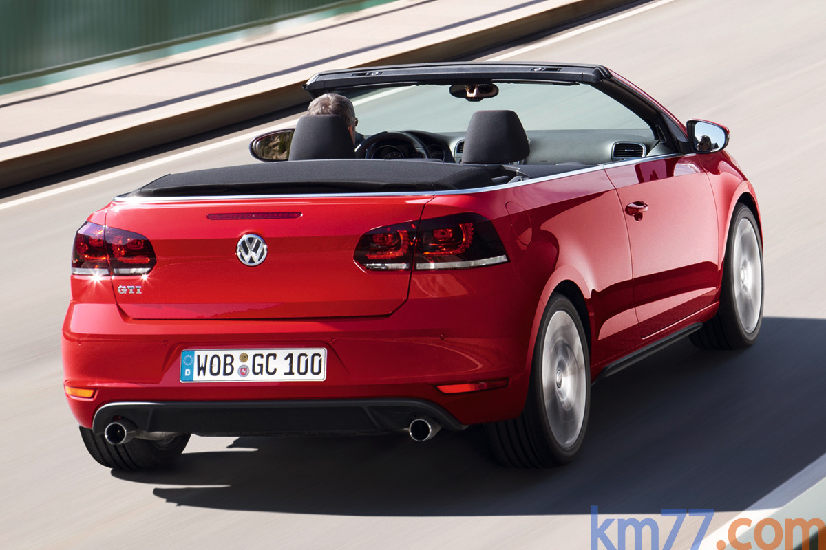 Volkswagen Golf GTI GTI Descapotable Rojo atardecer metalizado Exterior Posterior-Lateral 3 puertas