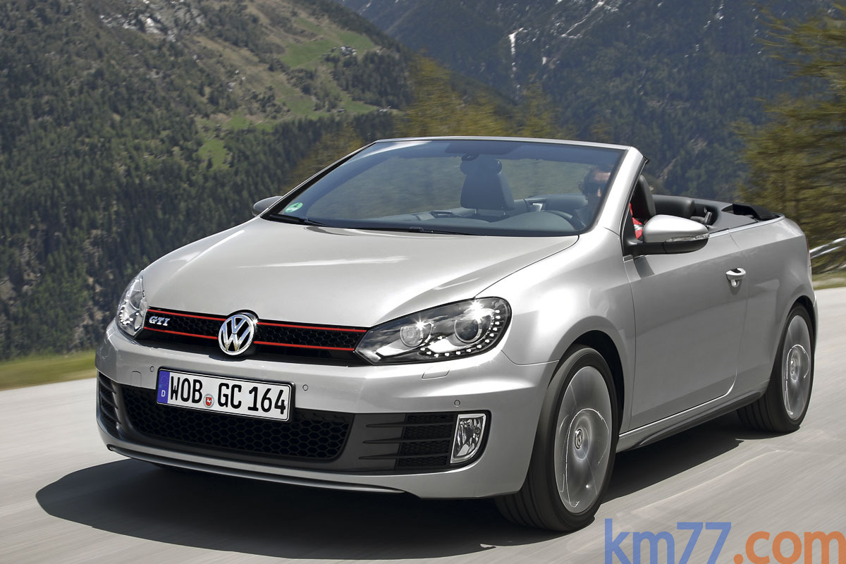 Volkswagen Golf GTI GTI Descapotable Plata Tungsteno metalizado Exterior Frontal-Lateral 3 puertas