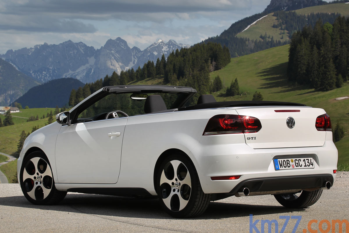 Volkswagen Golf GTI GTI Descapotable Blanco Oryx efecto perla Exterior Lateral-Posterior 3 puertas