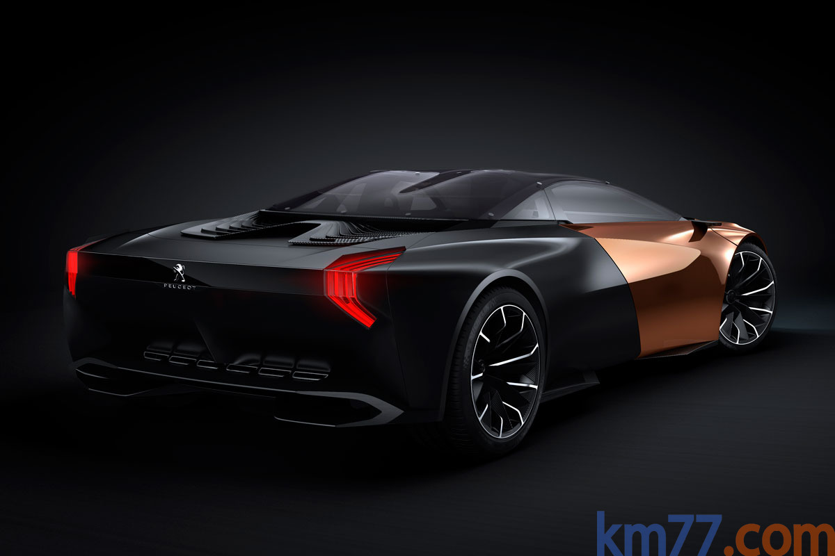 Peugeot Onyx prototipo Coup&eacute; Exterior Posterior-Lateral 3 puertas