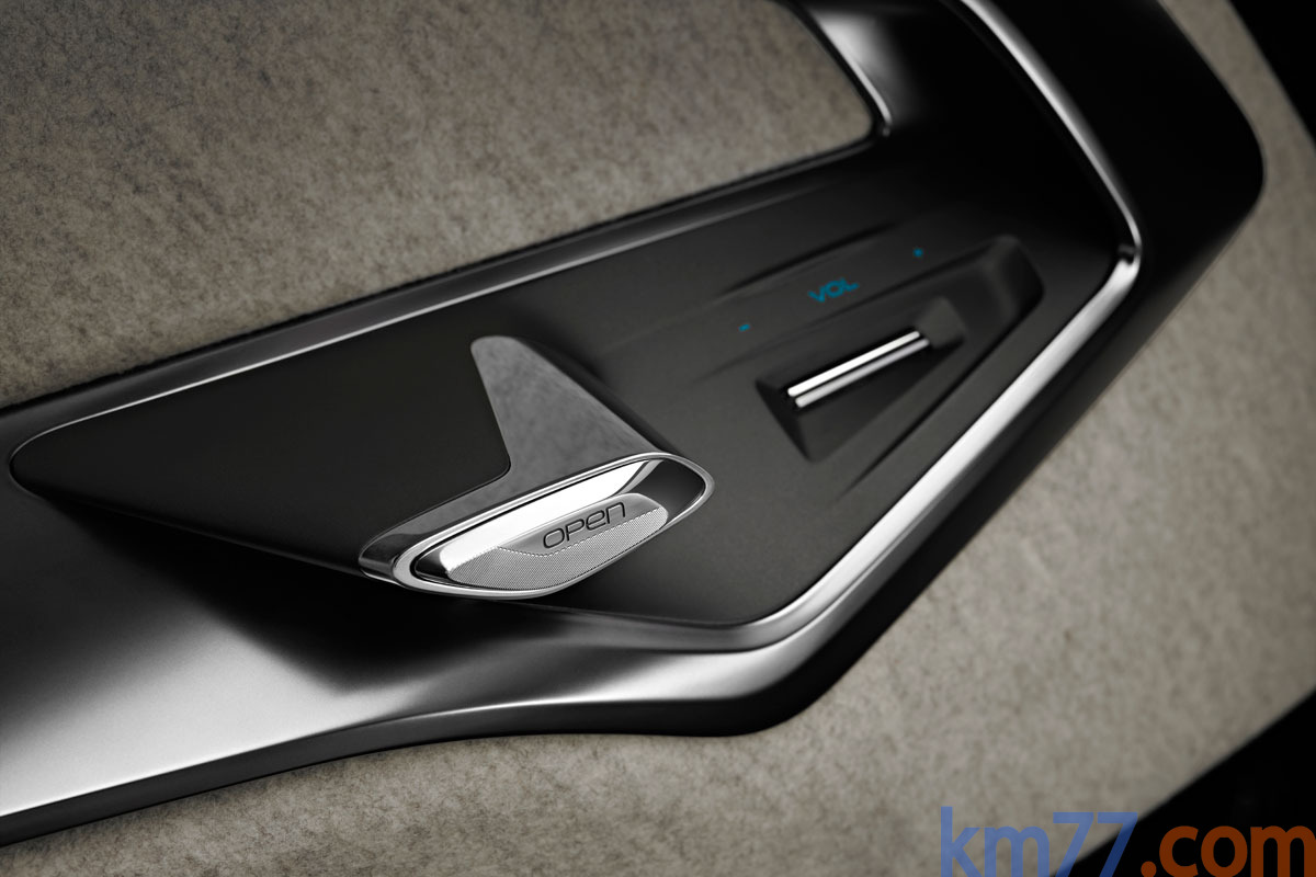 Peugeot Onyx prototipo Coup&eacute; Interior Puerta 3 puertas