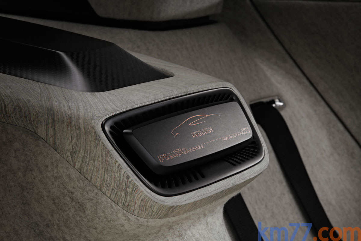 Peugeot Onyx prototipo Coup&eacute; Interior Salida sistema ventilaci&oacute;n 3 puertas