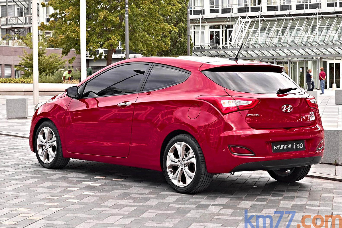 Hyundai i30 Gama i30 3p Tecno S Sky Turismo Cool Red Exterior Posterior-Lateral 3 puertas