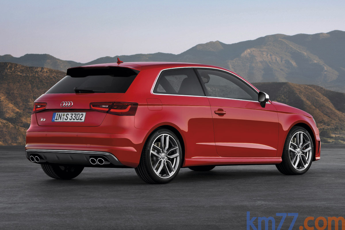 Audi A3 S3 S3 Turismo Rojo Misano Efecto Perla Exterior Posterior 3 puertas