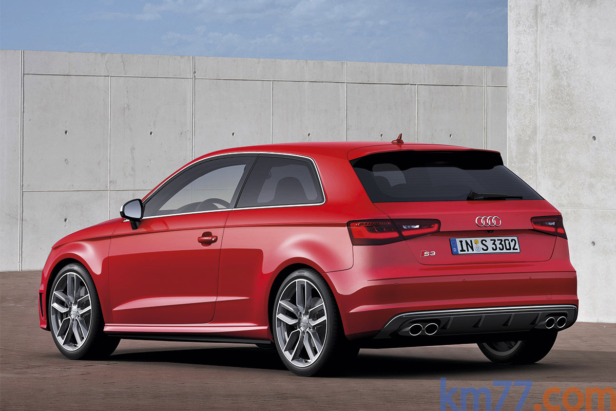 Audi A3 S3 S3 Turismo Rojo Misano Efecto Perla Exterior Lateral-Posterior 3 puertas