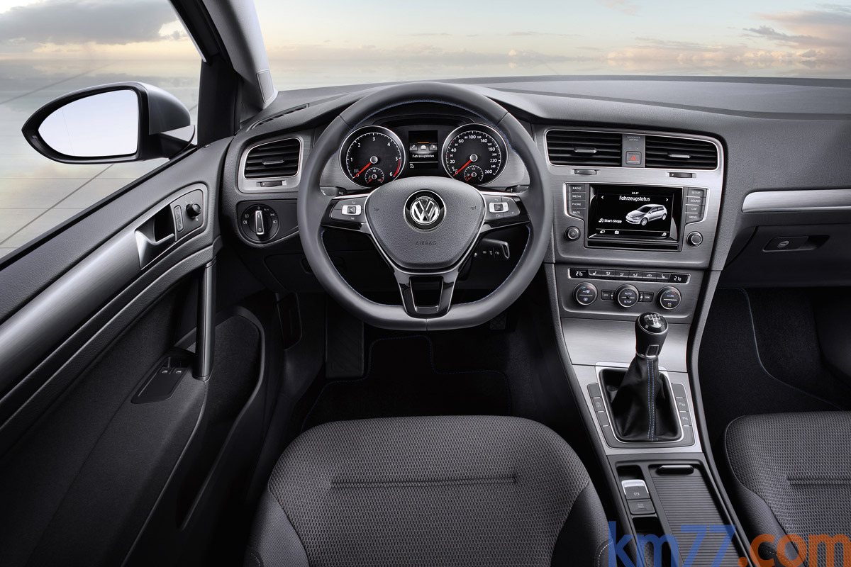 Volkswagen Golf BlueMotion prototipo Turismo Interior Salpicadero 5 puertas