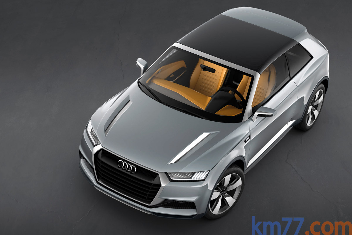 Audi crosslane coup&eacute; prototipo Todo terreno Exterior Cenital-Frontal-Lateral