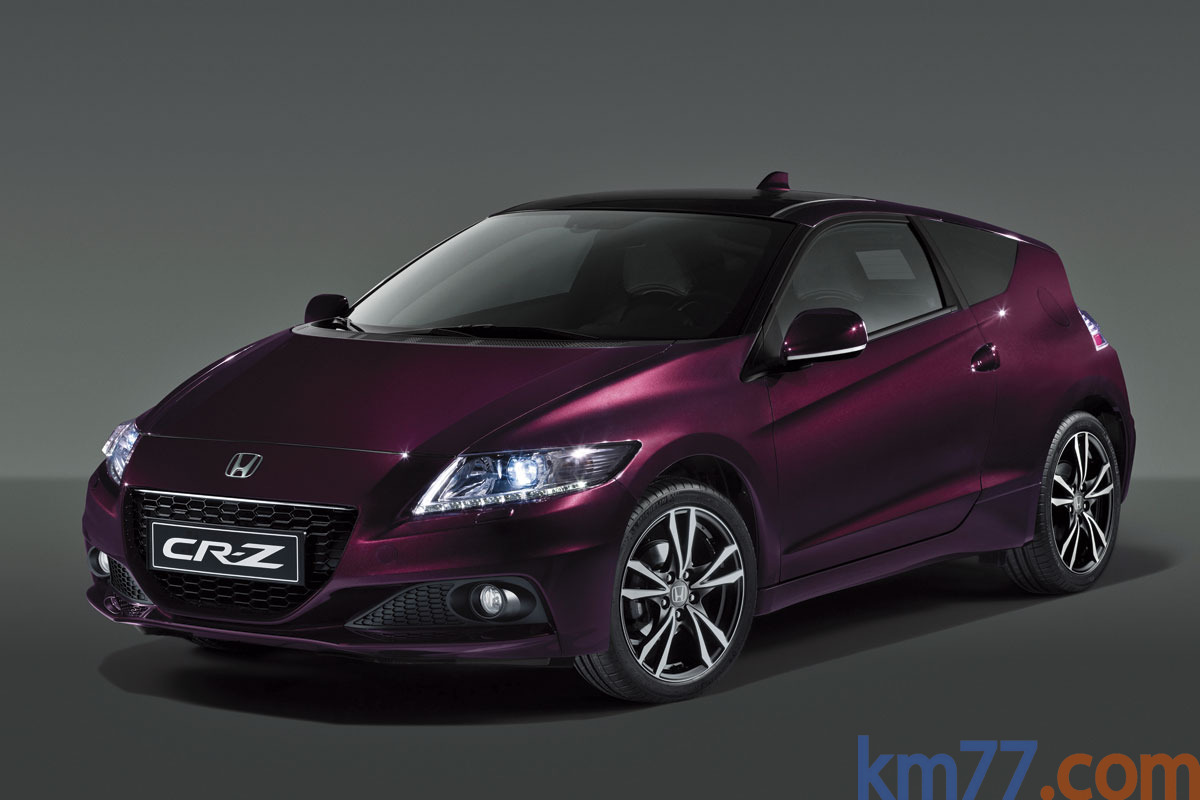 Honda CR-Z  1.5 i-VTEC IMA 137 CV Gama CR-Z Coup&eacute; Northen Lights Violet Pearl Exterior Frontal-Lateral 3 puertas