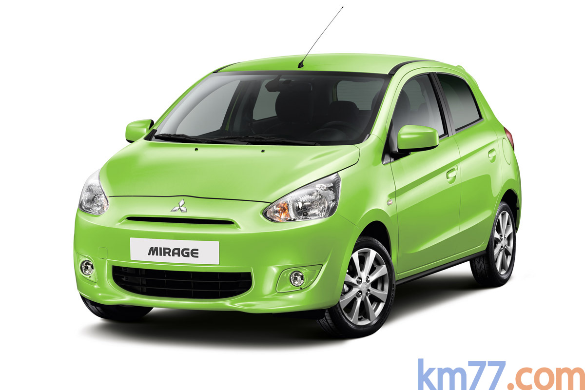 Mitsubishi Mirage Gama Mirage Gama Mirage Turismo Exterior Frontal-Lateral 5 puertas