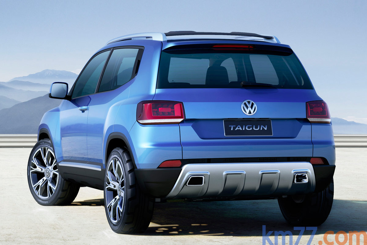 Volkswagen Taigun prototipo Todo terreno Exterior Posterior-Lateral