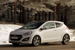 Hyundai i30 Gama i30 3p Tecno S Sky Turismo Creamy White Exterior Frontal-Lateral 3 puertas