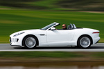 Jaguar F-Type V6 3.0 340 CV V6 Descapotable Polaris White Exterior Lateral 2 puertas