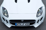 Jaguar F-Type V6 3.0 340 CV V6 Descapotable Polaris White Exterior Frontal-Cenital 2 puertas