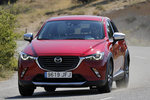 Mazda CX-3 1.5 SKYACTIV-D 105 CV 2WD Luxury Todo terreno Soul Red Metallic Exterior Frontal-Lateral 5 puertas