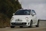 Abarth 500 1.4 16v T-Jet 135 CV 500 Turismo Blanco Competici&oacute;n Exterior Frontal-Lateral 3 puertas