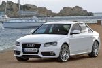 Audi A4 3.2 FSI quattro 265 CV S line Turismo Blanco Ibis Exterior Frontal-Lateral 4 puertas