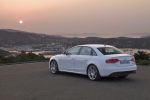 Audi A4 3.2 FSI quattro 265 CV S line Turismo Blanco Ibis Exterior Lateral-Posterior 4 puertas
