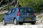 Dacia Sandero 1.6 90 CV Laureate Turismo Azul mineral Exterior Lateral-Posterior 5 puertas
