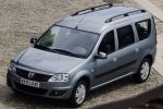 Dacia Logan 1.5 dCi Laureate Monovolumen Azul mineral Exterior Frontal-Lateral 5 puertas