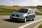 Dacia Logan 1.5 dCi Laureate Monovolumen Azul mineral Exterior Frontal-Lateral 5 puertas