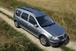 Dacia Logan 1.5 dCi Laureate Monovolumen Azul mineral Exterior Cenital-Lateral-Frontal 5 puertas