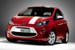 Ford Ka Gama Ka Grand Prix Turismo Rojo Sunrise Exterior Frontal-Lateral 3 puertas