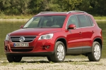 Volkswagen Tiguan 2.0 TSI 200 CV 4Motion +Motion Todo terreno Rojo Cereza Exterior Frontal-Lateral 5 puertas