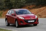Mazda Mazda3 1.6 105 CV Active Turismo Velocity Red Mica Exterior Frontal-Lateral 5 puertas