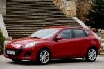 Mazda Mazda3 1.6 105 CV Active Turismo Velocity Red Mica Exterior Frontal-Lateral 5 puertas