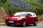 Mazda Mazda3 1.6 105 CV Active Turismo Velocity Red Mica Exterior Frontal-Lateral 5 puertas