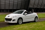 Peugeot 207 1.6 HDi 110 CV FAP Sport Descapotable Blanco Banquise Exterior Lateral-Frontal 2 puertas