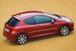 Peugeot 207 RC 1.6 THP 175 CV RC Turismo Rojo Erythree Exterior Cenital-Lateral-Posterior 3 puertas