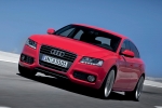 Audi A5 Sportback 2.0 TFSI 180 CV S line Turismo Rojo Misano Efecto Perla Exterior Frontal-Lateral 5 puertas