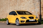 SEAT Le&oacute;n 2.0 TSI 240 CV CUPRA CUPRA Turismo Amarillo Crono Exterior Frontal-Lateral 5 puertas