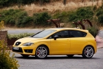 SEAT Le&oacute;n 2.0 TSI 240 CV CUPRA CUPRA Turismo Amarillo Crono Exterior Lateral 5 puertas