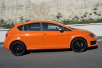 SEAT Le&oacute;n Gama Le&oacute;n FR (2009) Turismo Naranja Lumina Exterior Lateral 5 puertas