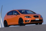 SEAT Le&oacute;n Gama Le&oacute;n FR (2009) Turismo Naranja Lumina Exterior Frontal-Lateral 5 puertas