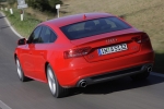 Audi A5 Sportback 2.0 TFSI quattro S tronic 211 CV S line Turismo Rojo Brillante Exterior Lateral-Posterior 5 puertas