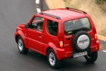 Suzuki Jimny 1.5L DDiS 86 CV (2008) JLX Techo met&aacute;lico (2008) Todo terreno Rojo Brillante Exterior Cenital-Lateral-Posterior 3 puertas
